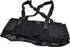 Ergodyne Size M, Hook & Loop, Spandex Belt with Adjustable Shoulder Straps 30 to 34" Waist, 7-1/2" Wide, Detachable Straps, Black 11383 - 00657734