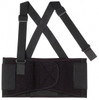 Ergodyne Size 3XL, Hook & Loop, Elastic Belt with Adjustable Shoulder Straps 46 to 52" Waist, 7-1/2" Wide, Detachable Straps, Black 11097 - 88506928