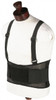 OccuNomix Size M, Hook & Loop, Polypropylene Mesh Belt with Adjustable Shoulder Straps 33 to 37" Waist, 8-1/4" Wide, Lumbar Support, Black 611-063 - 88117569