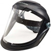 Jackson Safety Nylon Gray Ratchet Adjustment Face Shield 13" Wide x 9" High x 0.04" Thick, Anti-Fog, Clear 14201 - 10068682