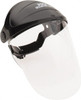 MCR Safety Nylon Black Ratchet Adjustment, Face Shield & Headgear Set 12-1/2" Wide x 9" High x 0.05" Thick, Scratch Resistant, Clear Window 104 - 72052558