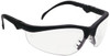MCR Safety +1.5, Clear Lenses, Scratch Resistant, Framed Magnifying Safety Glasses UV Protection, Adjustable Temples, Black Plastic Frame, ANSI Z87.1+ K3H15 - 08517070