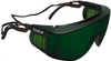 Bolle Safety Green Lenses, Framed Welding Glasses Scratch Resistant, Black Nylon Frame, Over the Glasses 40056 - 72591365