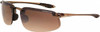 Crossfire Brown Flash Mirror Lenses, Framed Polarized Glasses Scratch Resistant, Brown Frame, Size Universal, Wrap Around 211125 - 44327617