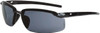 Crossfire Smoke Lenses, Framed Safety Glasses Scratch Resistant, Black Frame, Size Universal, Wrap Around 2961 - 57704991