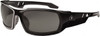 Ergodyne Smoke Lenses, Framed Safety Glasses Uncoated Lenses, Black Frame, Size Universal, Wrap Around 50030 - 31781990