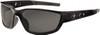 Ergodyne Smoke Lenses, Framed Safety Glasses Uncoated Lenses, Black Frame, Size Universal, Wrap Around 53030 - 31782832