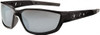 Ergodyne Silver Lenses, Framed Safety Glasses Uncoated Lenses, Black Frame, Size Universal, Wrap Around 53042 - 31782923
