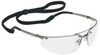 Honeywell Clear Lenses, Framed Dual Lens Safety Glasses Anti-Fog, Scratch Resistant, Gunmetal Gunmetal with Rubber Tip Frame, Size Universal, Wrap Around 11150805 - 72472822
