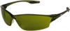 MCR Safety Green Lenses, Framed Welding Glasses Scratch Resistant, Size Universal, Wrap Around LW2130 - 03453537