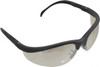 MCR Safety Indoor/Outdoor Clear Mirror Lenses, Framed Safety Glasses Scratch Resistant, Black Plastic Frame, Adjustable Temples, Size Universal, Wrap Around KD119 - 04782678