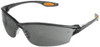 MCR Safety Gray Lenses, Framed Safety Glasses Anti-Fog, Scratch Resistant, Clear Plastic Frame, Size Universal, Wrap Around LW212AF - 07596885