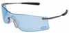 MCR Safety Light Blue Lenses, Frameless Safety Glasses Anti-Fog, Scratch Resistant, Metal Frame, Size Universal, Wrap Around T4113AF - 79235115