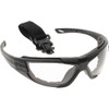 Radians Safety Glasses CLR A/F LENS BLK FRM CUATRO 4-N-1 FOAM LND GLS CT1-11 - 70088620