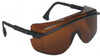 UVEX SCT-Gray Lenses, Framed Safety Glasses Scratch Resistant, Black Plastic Frame, Adjustable Temples, Size Universal, Over the Glasses S2506 - 06519326
