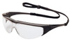 UVEX Clear Lenses, Framed Safety Glasses Scratch Resistant, Black Plastic Frame, Size Universal, Wrap Around 11150350 - 09779836