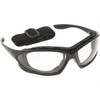 UVEX Safety Glasses CLR A/S LENS BLK FRM SEISMIC SEALED EYEWEAR S0600 - 76783919