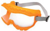 UVEX Size Universal Clear Polycarbonate Anti-Fog & Scratch Resistant Safety Goggles Indirect Vent Orange Frame S3820 - 51468882