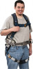 DBI-SALA 420 Lb Capacity, Size L, Full Body Construction Safety Harness Polyester Webbing, Side D-Ring, Quick Connect Leg Strap, Quick Connect Chest Strap 1110152 - 82724287