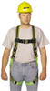 Honeywell Miller 400 Lb Capacity, Size Universal, Full Body Construction Safety Harness Polyester Webbing, Quick Connect Leg Strap, Quick Connect Chest Strap, Green/Black E650QC/UGN - 41815788