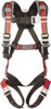 MSA Safety 310 Lb Capacity, Size X-Large, Full Body Vest Harness Webbing, Quick-Connect Leg Straps, Quick-Connect Chest Strap, Full Body Protection 10105941 - 30400048