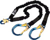 DBI-SALA Lanyards & Lifelines, Type: Shock Absorbing Lanyard, Length (Feet): 6.00, Capacity (Lb.): 310, Number of Legs: 2, Harness Connection: Locking Snap Hook, Anchorage Connection: Locking Rebar Hook 1244632 - 74309220
