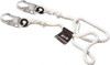 Honeywell Miller 4 ft. Long, 310 Lb Capacity, 1 Leg Locking Snap Hook Harness Positioning/Restraint Lanyard 1-1/2" Diam, Filament Nylon Rope, Locking Snap Hook Anchorage Connection 201RLS-8-Z7/4FT - 59122325