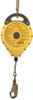 Gemtor 30 ft. Long, Stainless Steel Cable Self-Retracting Lifeline 0.187" Diam, Swivel Locking Snap Hook Connector SRL-30S - 74108465