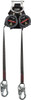 Honeywell Miller 12 ft. Long, 420 Lb Capacity, Spectra Webbing Fall Limiter Steel Locking Snap Hook Connector, Aluminum Carabiner Connector with Integral Shock Pack, Black MFLEW2-3/12FT - 41773466