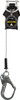 Honeywell Miller 6 ft. Long, 420 Lb Capacity, Galvanized Steel Cable Fall Limiter Aluminum Locking Rebar Hook Connector, Aluminum Carabiner Connector with Integral Shock Pack MFLEC-12/6FT - 41773698