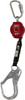 Honeywell Miller 6 ft. Long, 400 Lb Capacity, Vectran/Polyester Fall Limiter Aluminum Locking Rebar Hook Connector, Aluminum Carabiner Connector, Black MFL-12-Z7/6FT - 59119172