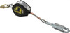 Honeywell Miller 9 ft. Long, 310 Lb Capacity, Stainless Steel Wire Rope Self-Retracting Lifeline 0.187" Diam, Swivel Locking Snap Hook Connector with Load Indicator, Stainless Steel Swivel/Self-Locking Carabiner Connector CFL-4-Z7/9FT - 59811646
