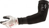 Ansell Size Wide, Black HPPE, Spandex, Polyester, Glass & Polyamide Cut Resistant Sleeve 16" Long Sleeve, Cut Resistance Level A4, Continuous Knit Cuff 11-250-16-W - 32611402