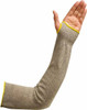 Wells Lamont Industrial Size Standard, Gray Fiber Cut Resistant Sleeve 18" Long Sleeve, Cut Resistance Level 3, Elastic Opening at Both Ends SKC-18 - 43957968