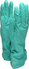 Ansell Size M (8), 13" Long, 11 mil Thick, Nitrile Chemical Resistant Gloves Textured Finish, Straight Cuff, ANSI Abrasion Level 4, ANSI Cut Level 0, Green, FDA Approved 37-646-8 - 01952506
