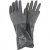 Ansell 14 mil Thick, Chemical Resistant Gloves SZ 9 14"14ML BLK 1/PR CHEM-TEK RGH FIN CHEM GLV 38-514-9 - 40550287