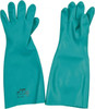 Ansell Size 2XL (11), 18" Long, 22 mil Thick, Nitrile Chemical Resistant Gloves Textured Finish, Straight Cuff, ANSI Abrasion Level 5, ANSI Cut Level 0, Green, FDA Approved 37-185-11 - 75475384