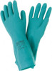 Ansell Size M (8), 13" Long, 11 mil Thick, Nitrile Chemical Resistant Gloves Textured Finish, Straight Cuff, ANSI Abrasion Level 4, ANSI Cut Level 0, Green, FDA Approved 37-145-8 - 89421028