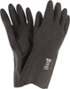 MAPA Professional Size XL (10), 14" Long, 30 mil, Unsupported, Neoprene Chemical Resistant Gloves Textured Finish, Unlined, Gauntlet Cuff, Black 407950 - 08574527