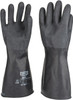 Honeywell North Size L (9), 14" Long, 17 mil Thick, Butyl Chemical Resistant Gloves Textured Finish, Rolled Cuff, Black B174R/9 - 75272914