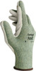 Ansell Size M (8), ANSI Cut Lvl 4, Abrasion Lvl 5, Leather Cut Resistant Gloves Kevlar/Poly/Cotton Lining, Knit Wrist, Gray, Paired 70-765-8 - 04855797
