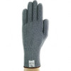 Ansell Size M (8), ANSI Cut Lvl A6, Abrasion Lvl 4, Dyneema Cut Resistant Gloves 10.75" Long, Knit Wrist, Gray, Ambidextrous 74-048GY-8MD - 12895140