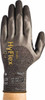 Ansell Size M (8), ANSI Cut Lvl A2, Abrasion Lvl 4, Nitrile/Polyurethane Coated HPPE Fiber Cut Resistant Gloves 9.4488" Long, Palm, Fingers & Knuckles Coated, Spandex & Dyneema/Nylon Lining, Knit Wrist, Gray/Black, Paired 11-937-8 - 32563181