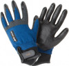 Ansell Size M, ANSI Cut Lvl A3, Abrasion Lvl 3, Cut Resistant Gloves Palm Coated, Black/Blue 97-002-9 - 33912221