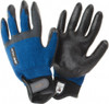 Ansell Size L, ANSI Cut Lvl A3, Abrasion Lvl 3, Cut Resistant Gloves Palm Coated, Black/Blue 97-002-10 - 33912254