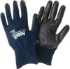 Ansell Size L, ANSI Cut Lvl A4, Abrasion Lvl 5, Cut Resistant Gloves Palm Coated, Black/Blue 97-505-10 - 40896219