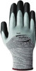 Ansell Size XL, ANSI Cut Lvl 2, Abrasion Lvl 4, Cut Resistant Gloves Palm, Fingers & Knuckles Coated, Elastic Cuff, Black/Gray, Paired 11-927-10 - 62866207