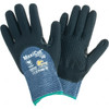 ATG Size M, ANSI Cut Lvl A3, Cut Resistant Gloves Palm, Fingers & Knuckles Coated, Blue/Black 44-3455/M - 50669936