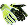 HexArmor Size XL (10), ANSI Cut Lvl A8, Cut & Puncture Resistant Gloves Hook & Loop Cuff, White/Black/Yellow, Paired 4030-XL (10) - 30791073