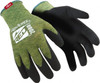 HexArmor Size S (7), ANSI Cut Lvl A6, Puncture Lvl 3, Nitrile Coated Kevlar Cut Resistant Gloves 11" Long, Palm Coated, Black, Paired 2080-S (7) - 54548631